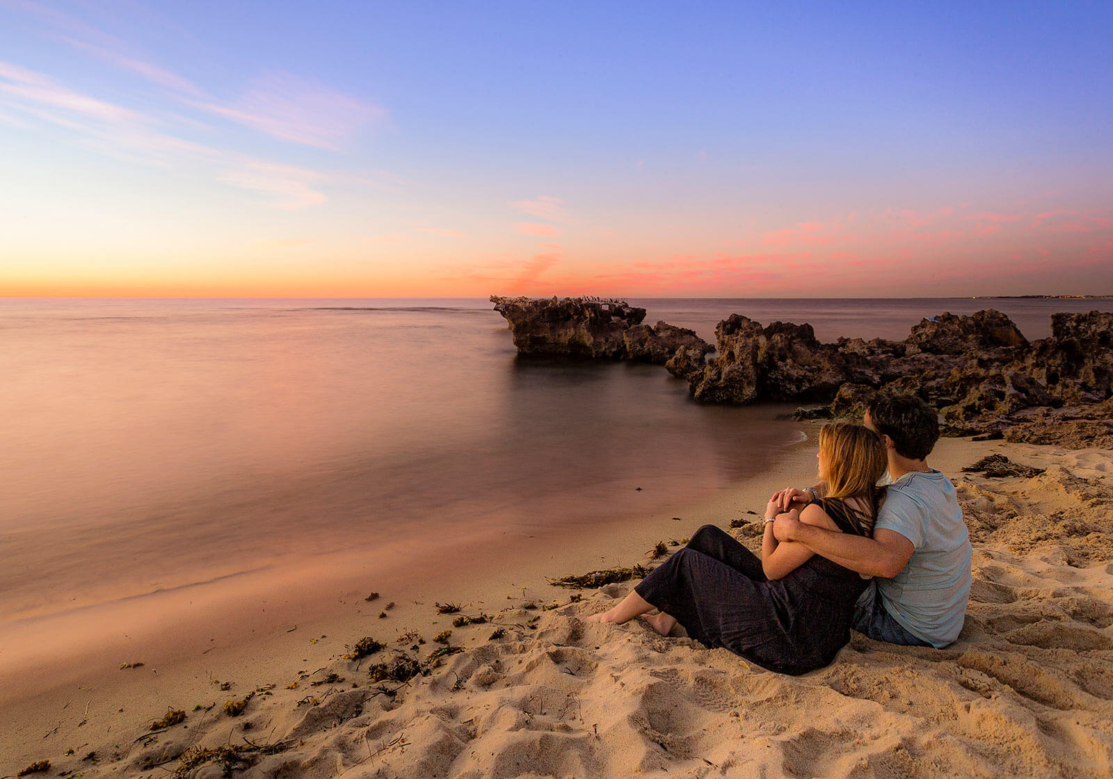 Engagement Photography at Trigg Beach, Perth